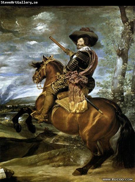 unknow artist The Count-Duke of Olivares on Horseback 1634